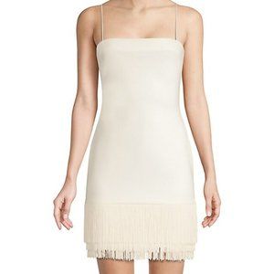 Likely White Melly Fringed Mini Dress